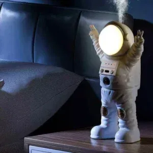 Lampe Diffuseur Astronaute 3-en-1 – Veilleuse, Humidificateur et Déco Originale