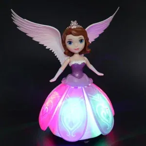 Poupée Princesse Lumineuse & Musicale avec Ailes Magiques – 25 cm