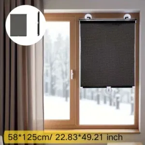 Pare-soleil enroulable avec ventouse – Protège de la chaleur et du vis-à-vis