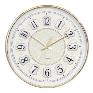 Horloge Murale Classique – Design Élégant, Mouvement Quartz Silencieux
