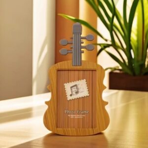Cadre Photo Violon – Design Artistique Unique, Support Intégré - 31.7 cm