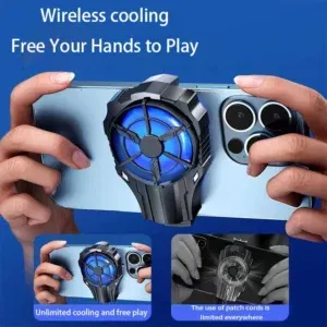 Refroidisseur de Téléphone Portable – Dissipation Thermique Ultra-Rapide, Sans Fil & LED