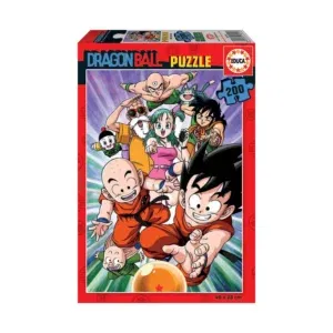 Puzzle Dragon Ball – 200 Pièces EDUCA | Son Goku & Amis – Version Classique