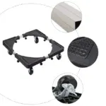 support bonbonne gaz Maroc,base mobile distributeur eau,support roulettes 30x30,support appareil électroménager Maroc,movable base Maroc,accessoires maison The Good Place.