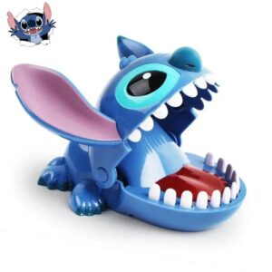 Jeu de Réflexe Stitch Mordeur – Dents Piège, Rires et Suspense - 15x12 cm