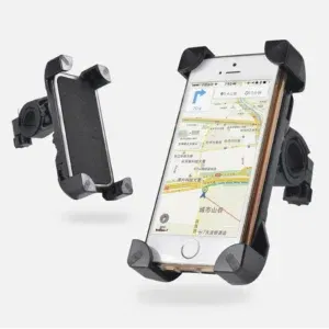 Support Téléphone Vélo Universel – Rotation 360°, Fixation Guidon Sécurisée - Compatible jusqu'à 18.5cm