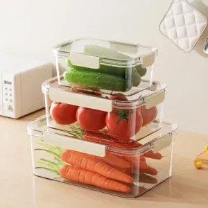 Boîtes de Rangement Alimentaire Empilables – Hermétiques, Transparentes & Optimisation Frigo